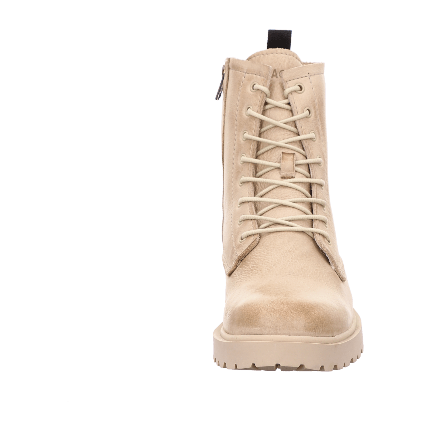 Blackstone Schnürboot, Lammfell, Offwhite für Damen, beige, Gr. 38 EU