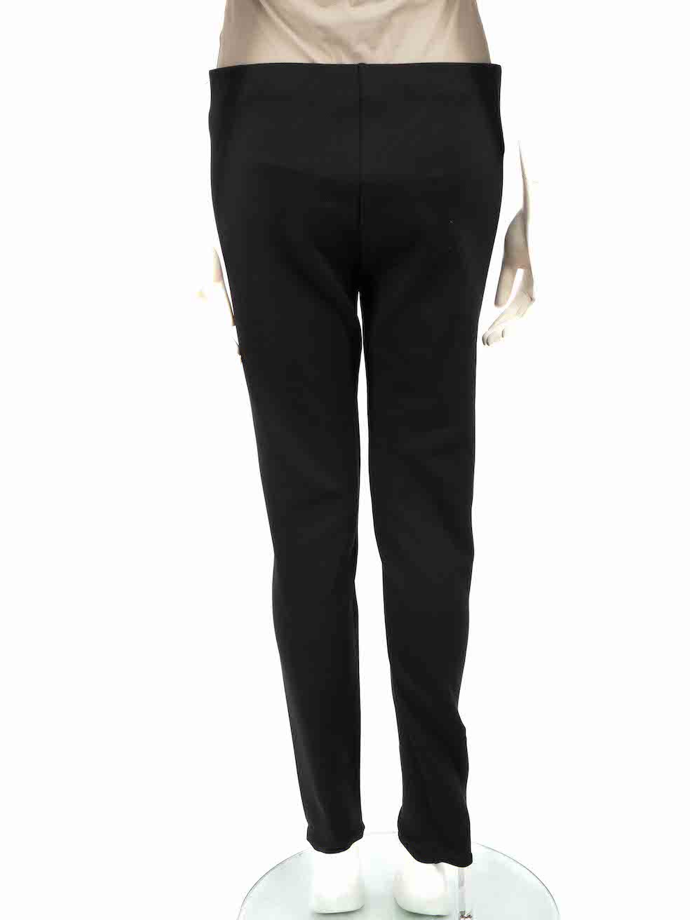The Row Black Stretch Low Rise Leggings
