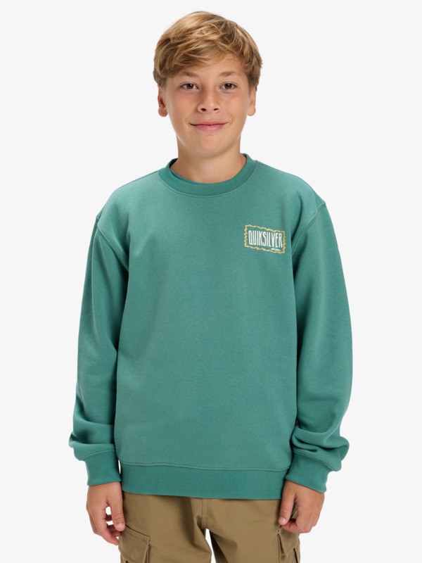 Quiksilver Graphic - Rundhals-Fleece für Jungen 8-16 - Grün
