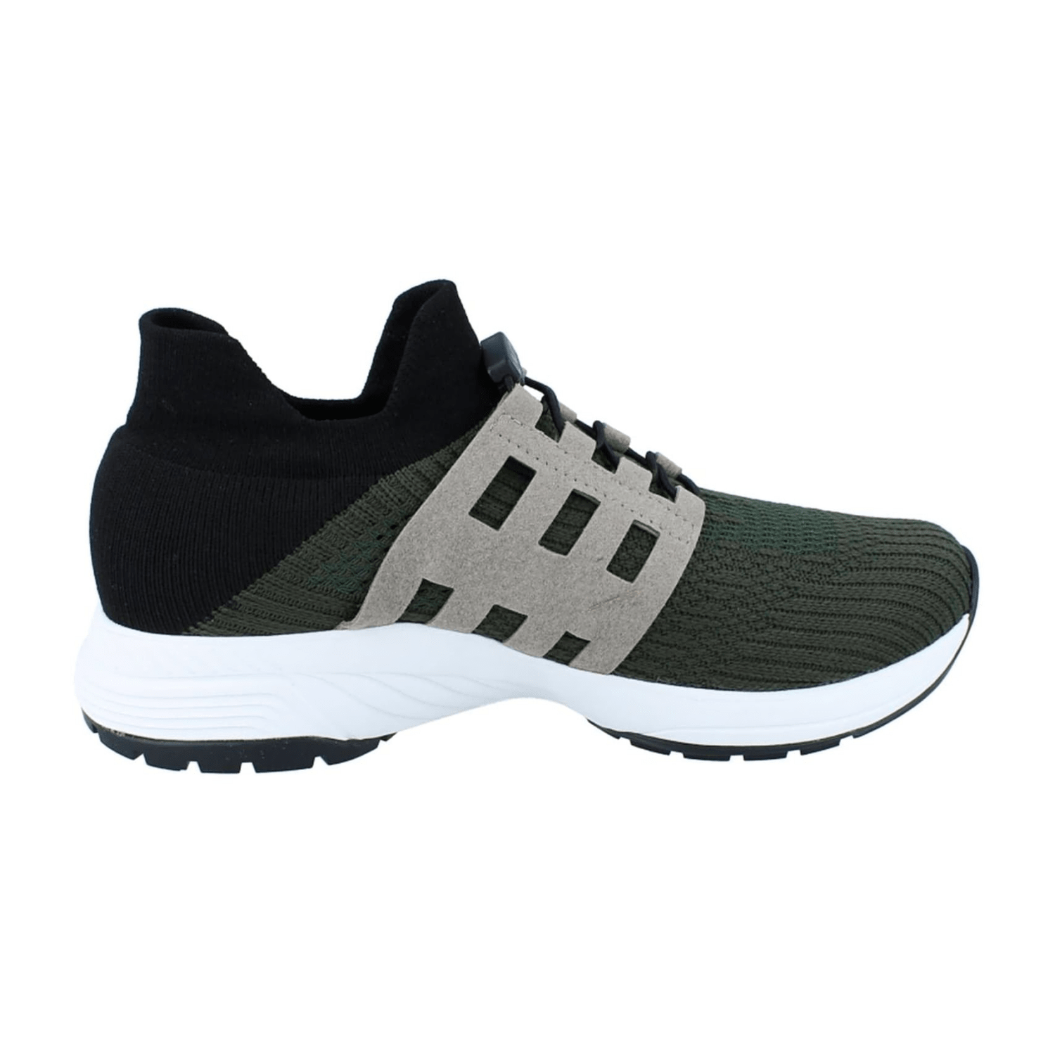 UYN Nature Tune Slip-on Sneaker aus Merinowolle Damen military/black 38 für Damen, grün, Größe 42 EU