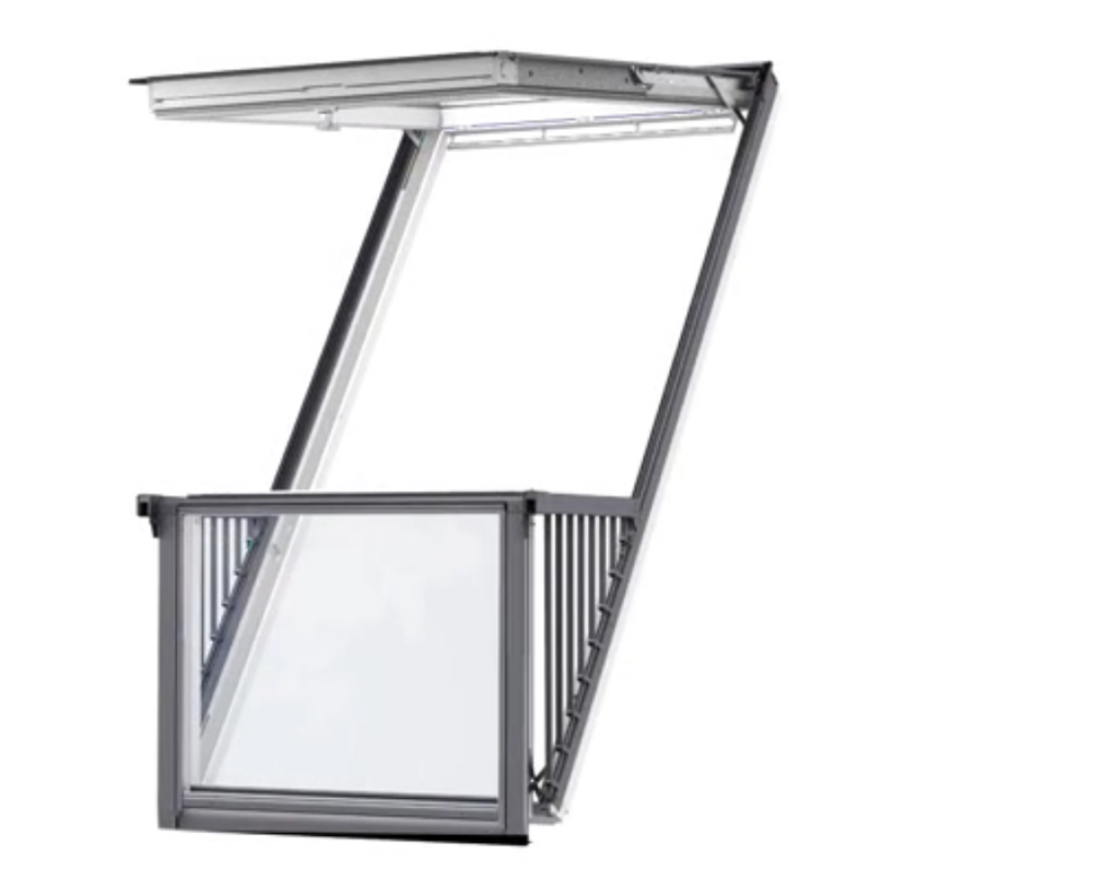 Velux Balkonfenster Cabrio GDL 2066 Energie Plus Weiß 78 x 252 MK19