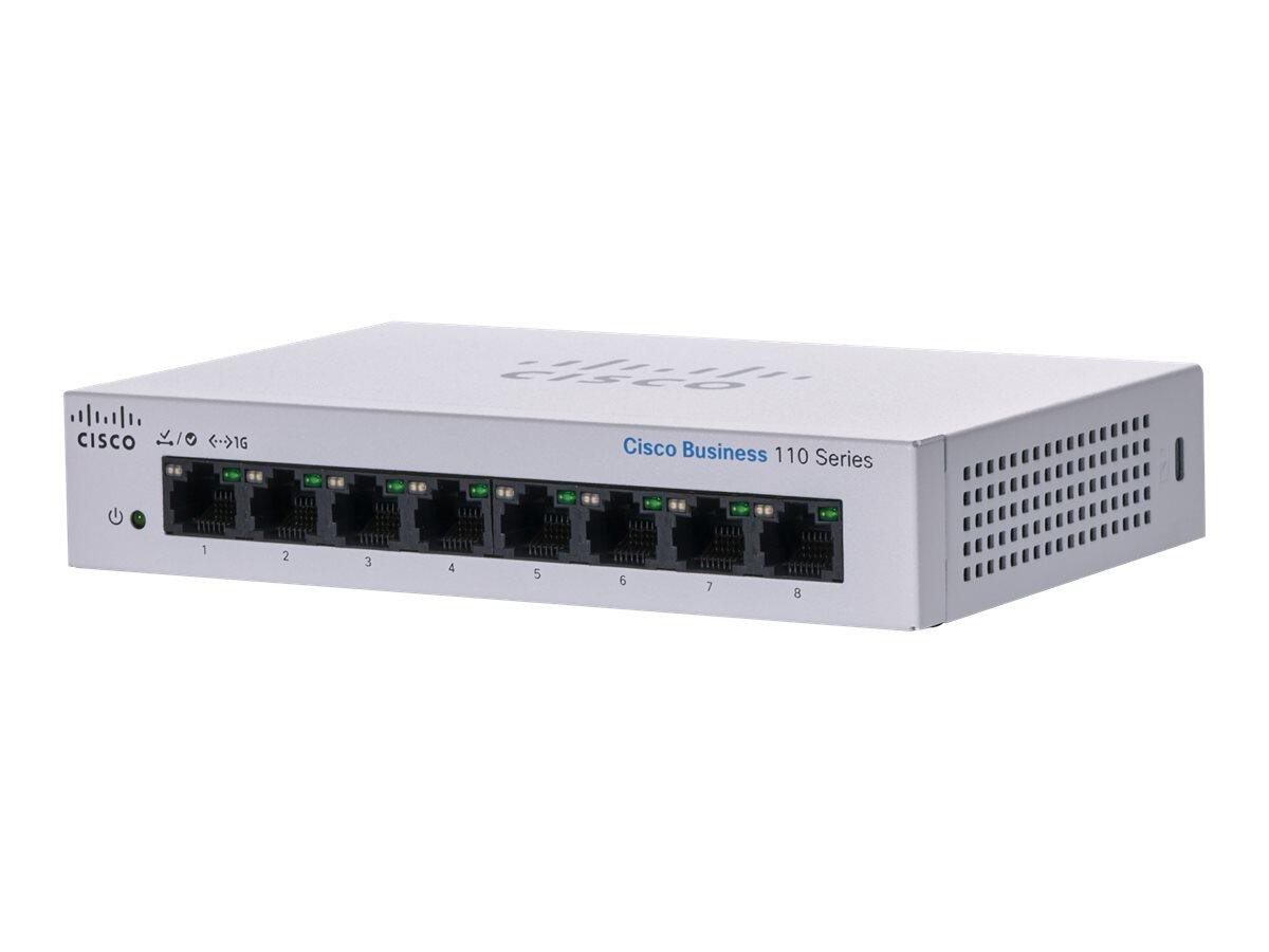 Cisco Switch Business 110-Series 8-Port 1GbE unmanaged