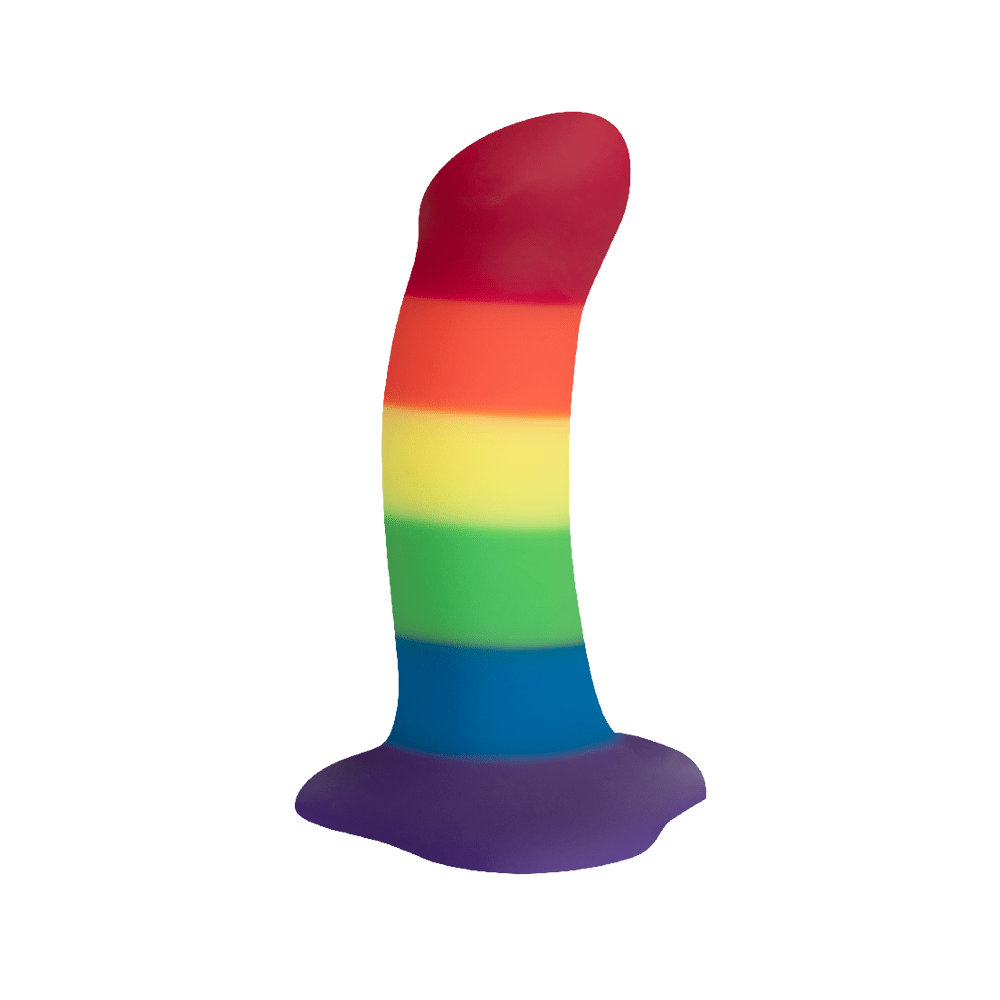 Fun Factory Amor kleiner Dildo mit Saugnapf Pride-Rainbow