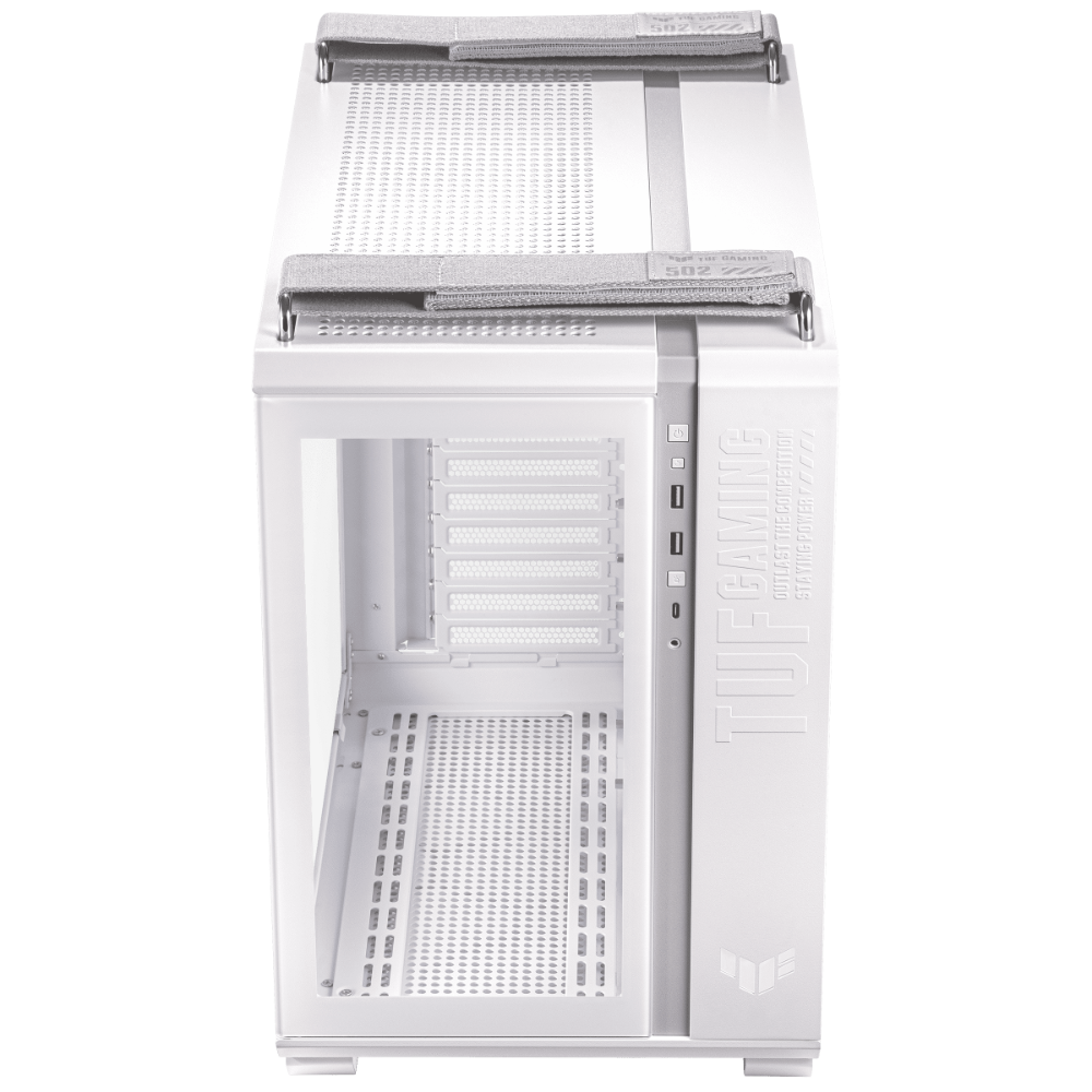 ASUS  TUF Gaming GT502 Dual Chamber Tempered Glass ATX Gaming PC Case - White