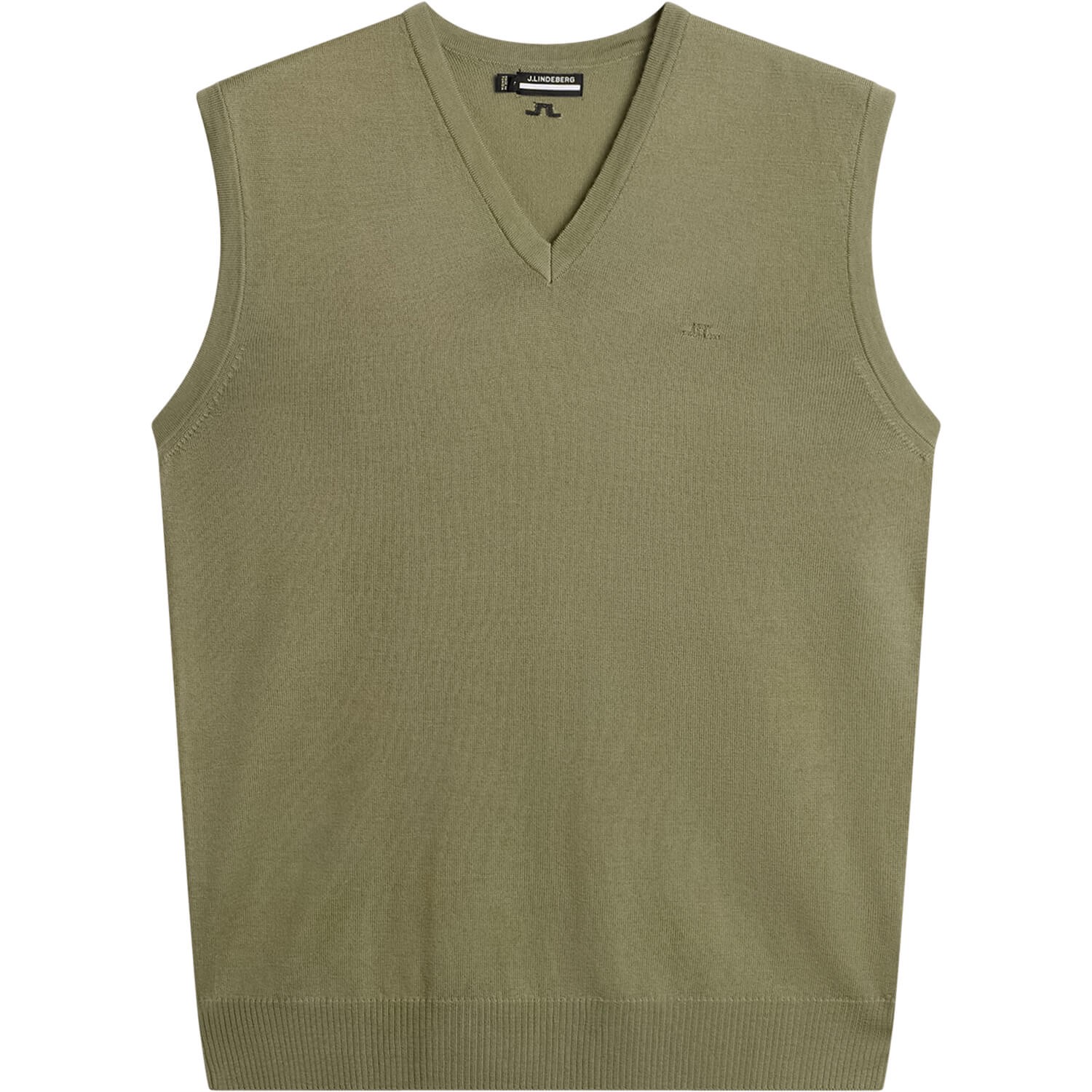 J. LINDEBERG Pullunder Liam Knitted, olive
