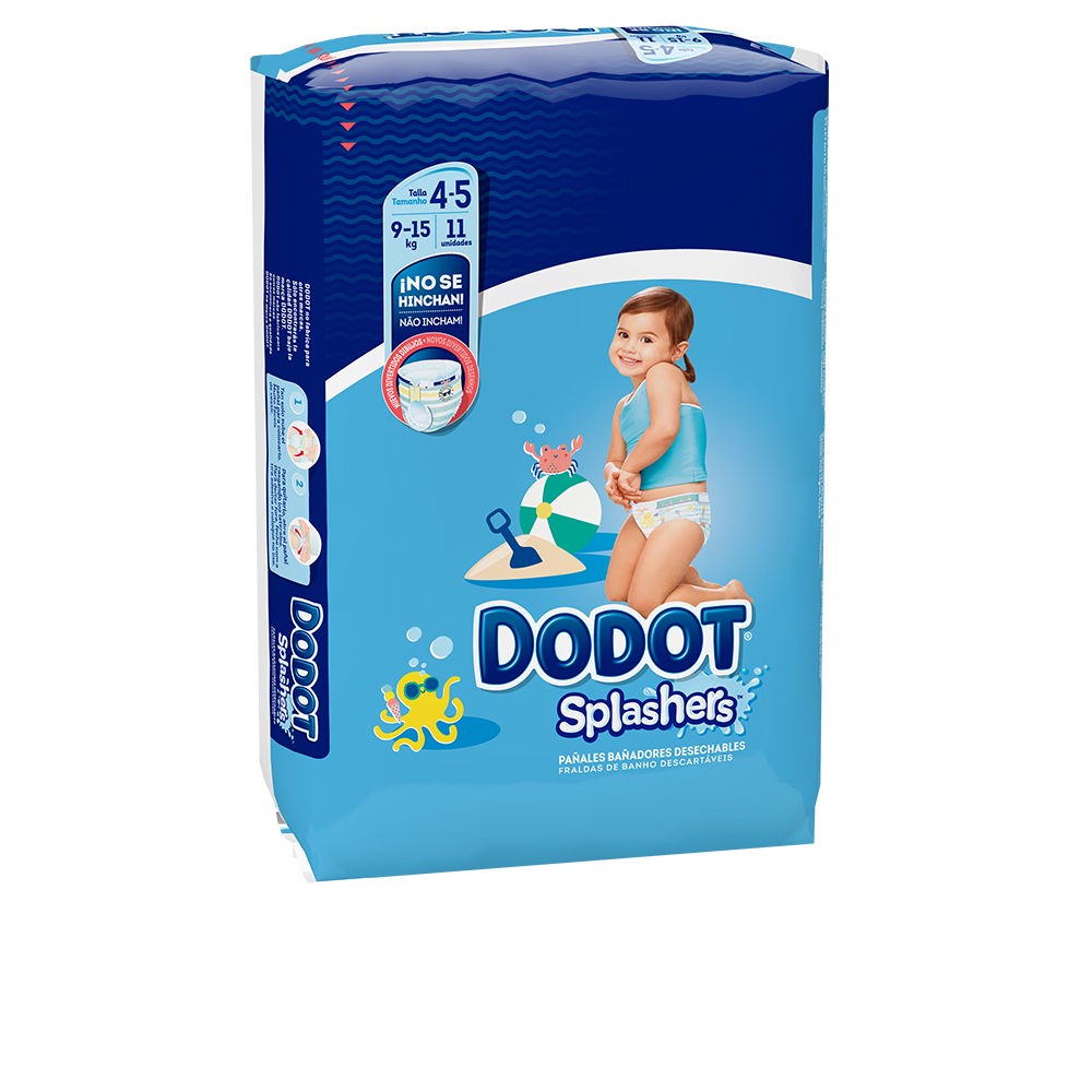 Dodot Splashers Einweg-Badeanzug Größe 4-5 + 9-15 kg 11 Stck