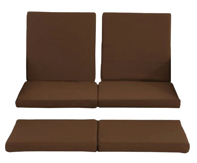 3er-Set Kissenbezüge Sofa Ancona terrabraun 