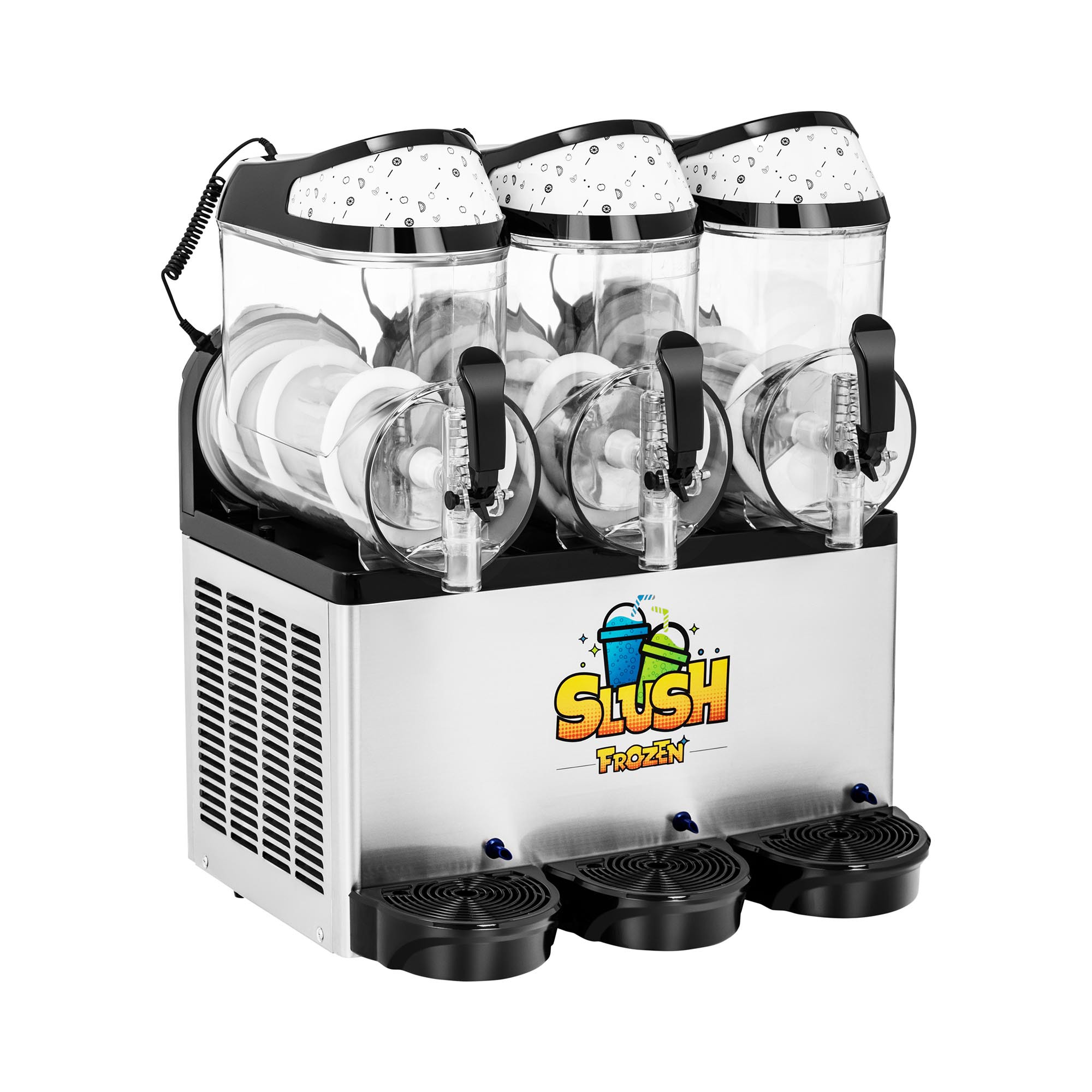 Slush-Maschine - 3 x 12 l - LED - Royal Catering