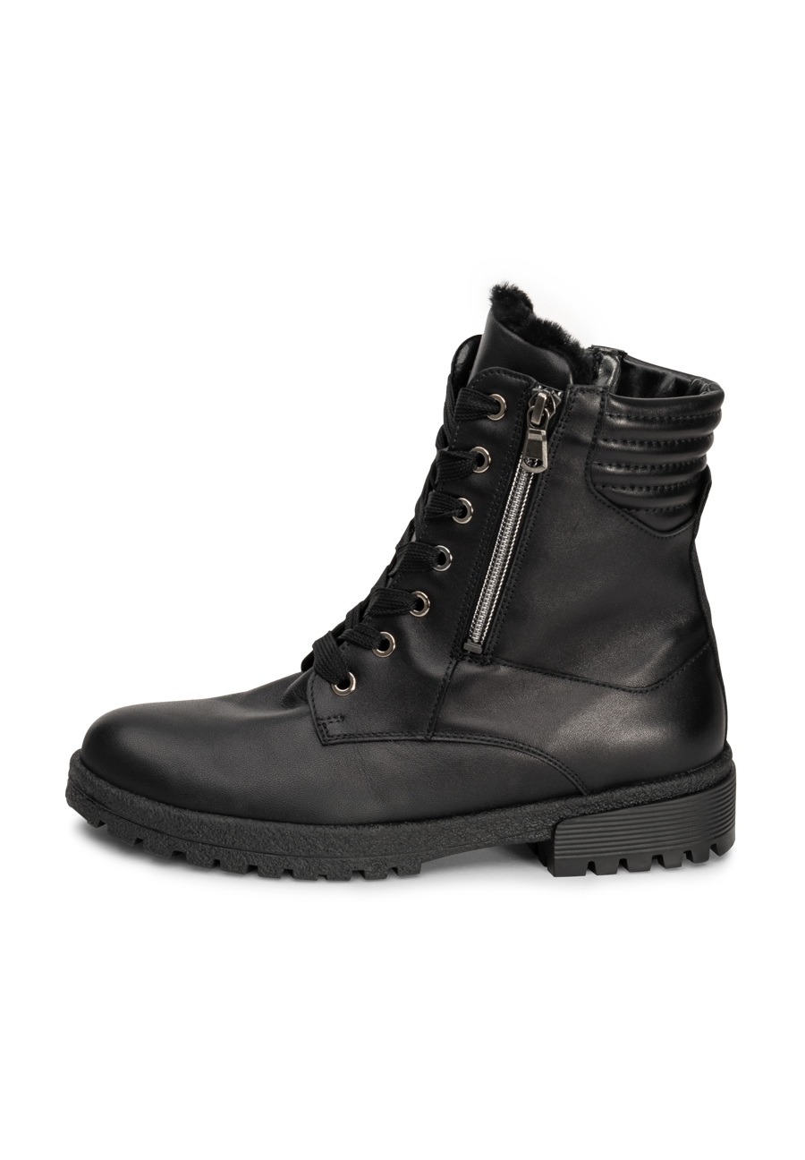 Hochklassige Stiefelette Softnappaleder