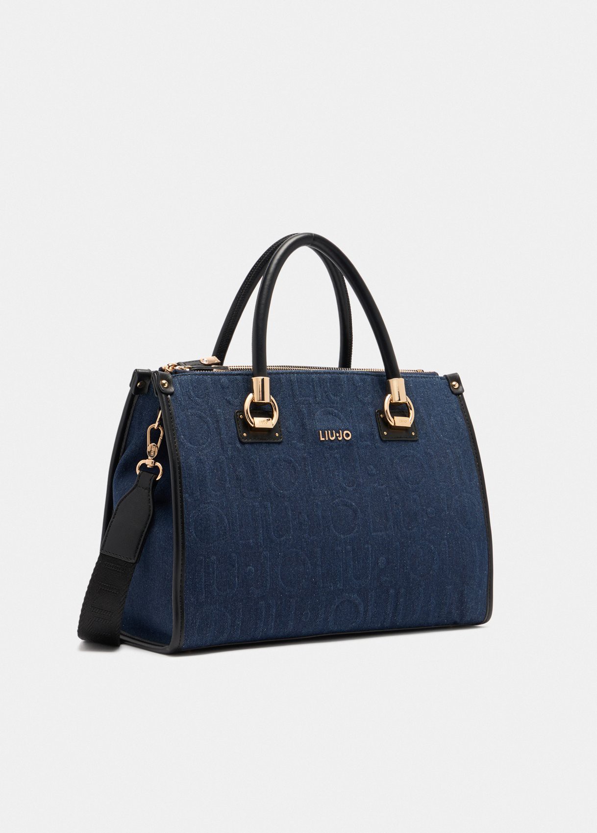 Liu Jo Shopper Format Moyen En Denim