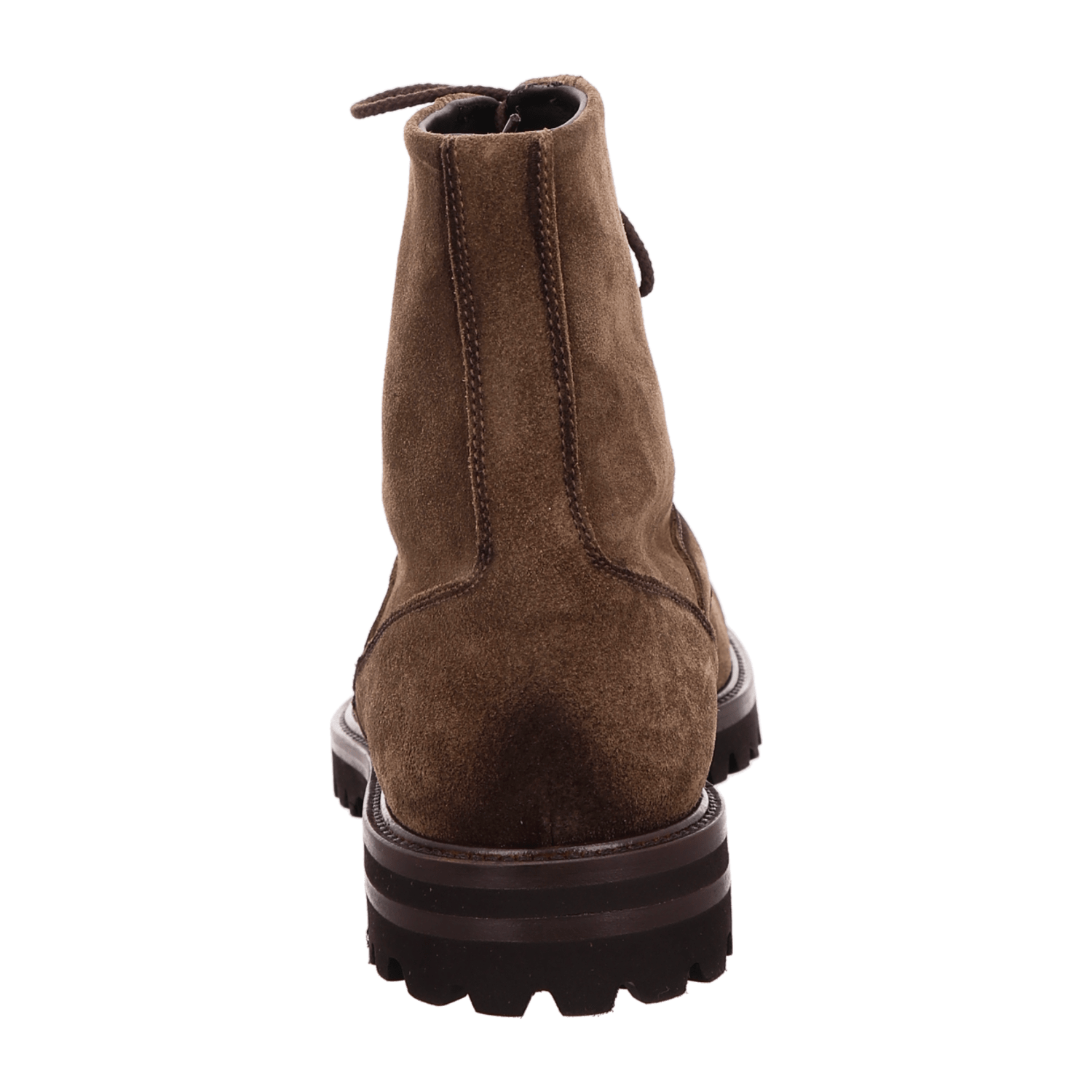 Elia Maurizi Schnürboot Velourleder für Damen, oliv, Gr. 44 EU