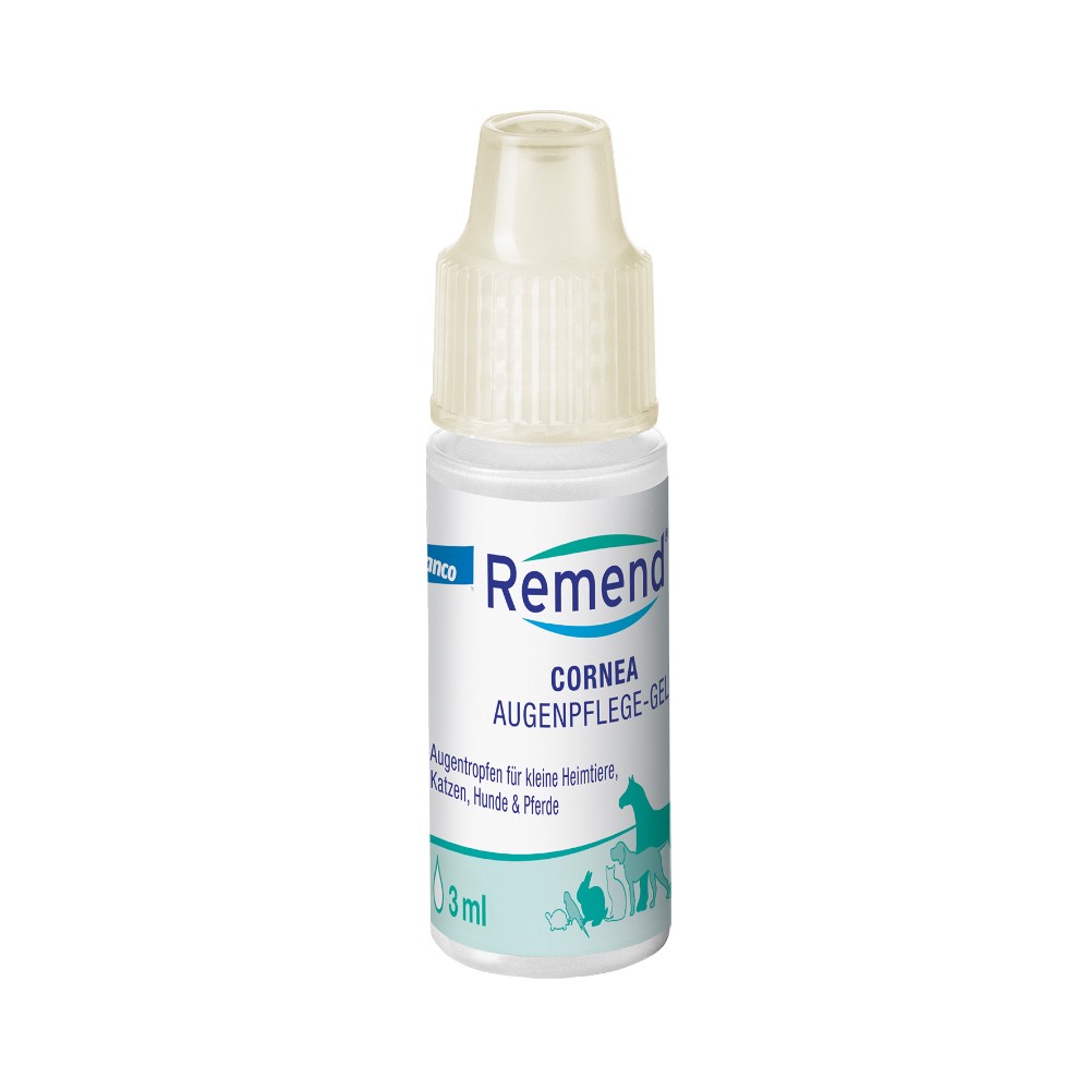 Remend CORNEA AUGENPFLEGE-GEL für Hunde/Katzen/Pferde 6X3 ml Augentropfen
