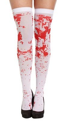 Blutige Overknee Strümpfe für Damen
