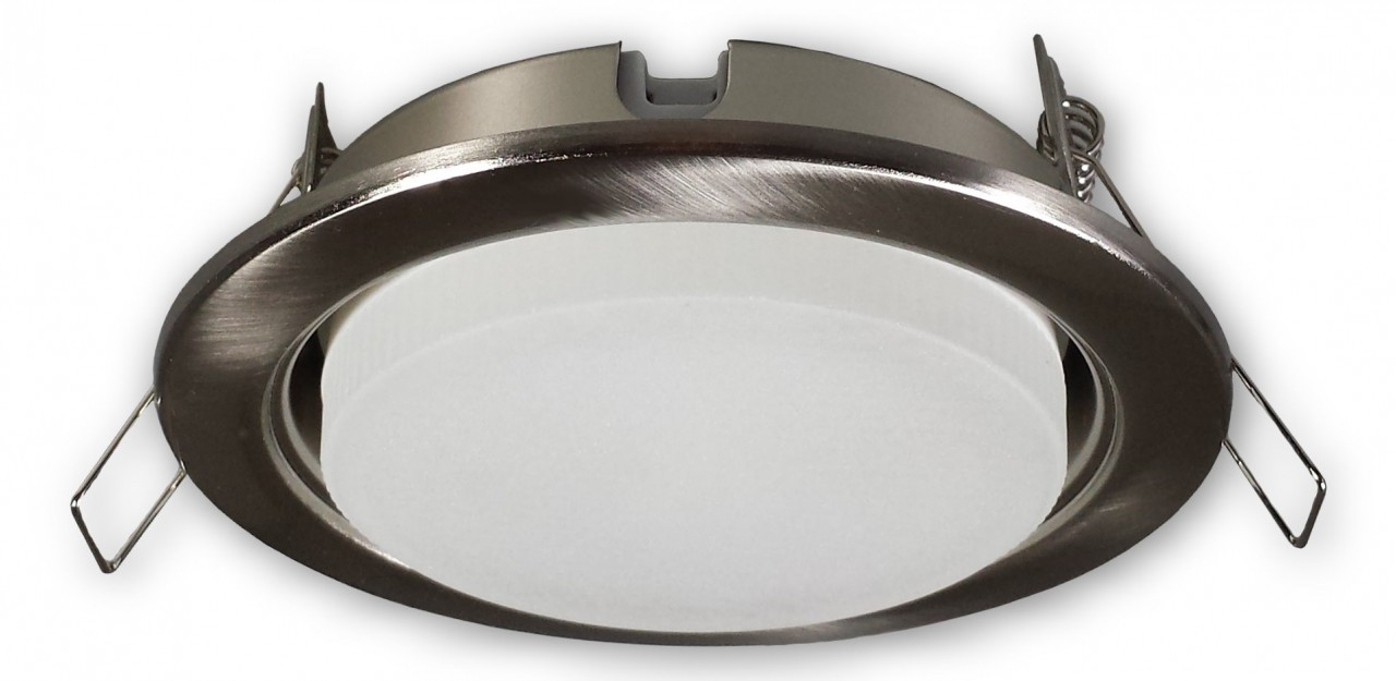 LED Einbaustrahler GX53 Dimmbar 230 V alu geb�rstet - 7 W neutralweiss