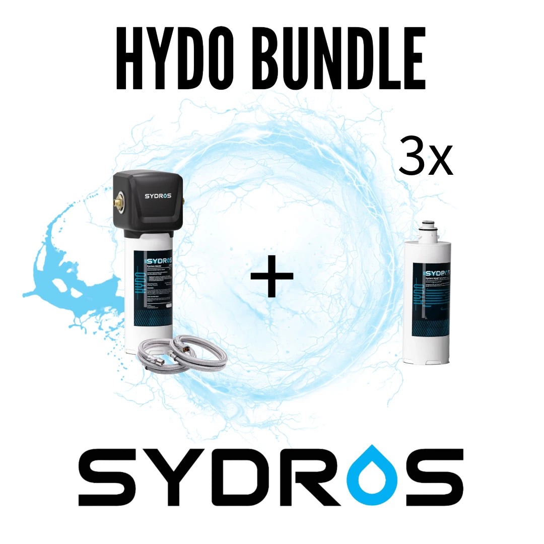 Sydros Wasserfilter Hydo Bundle 3-stufiger Filter mit Mineralisierung