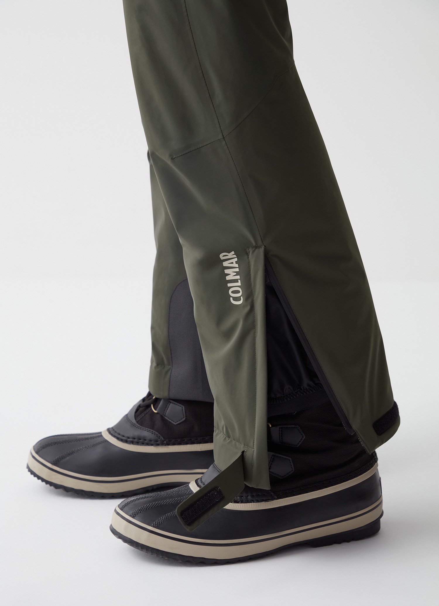 Colmar, Wattierte Ski-latzhose Mit Zwei-wege-stretch, Farbe: Forest Grün, Größe: 50