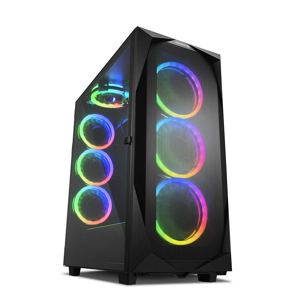Sharkoon PC Gehäuse REV300 RGB Black ATX schwarz