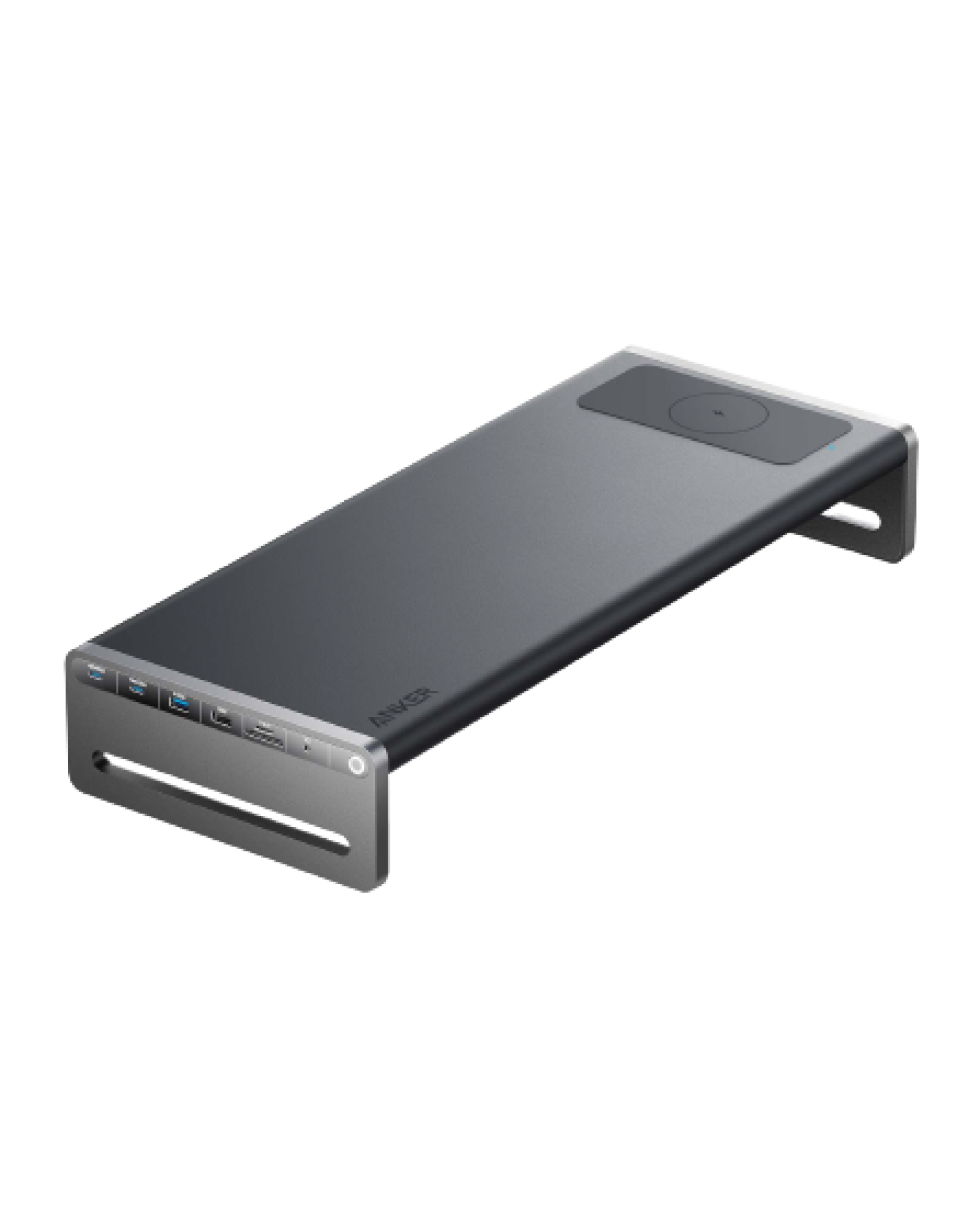 Anker 675 USB-C Docking Station (12-in-1, Halterung, Kabellos) Grey