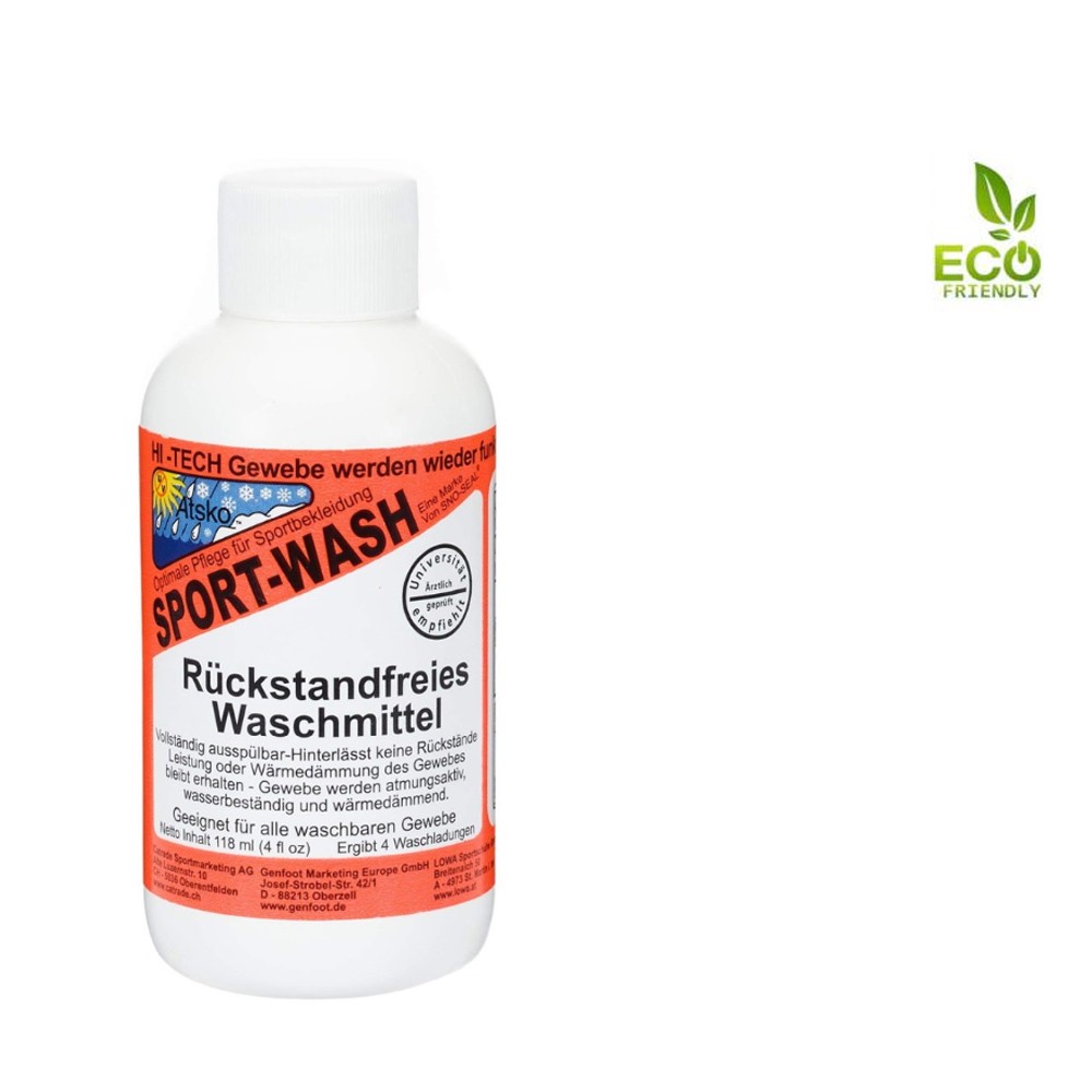 Sno Seal Sport-Wash Waschmittel Funktions-Bekleidung 4 Waschladungen, 118ml
