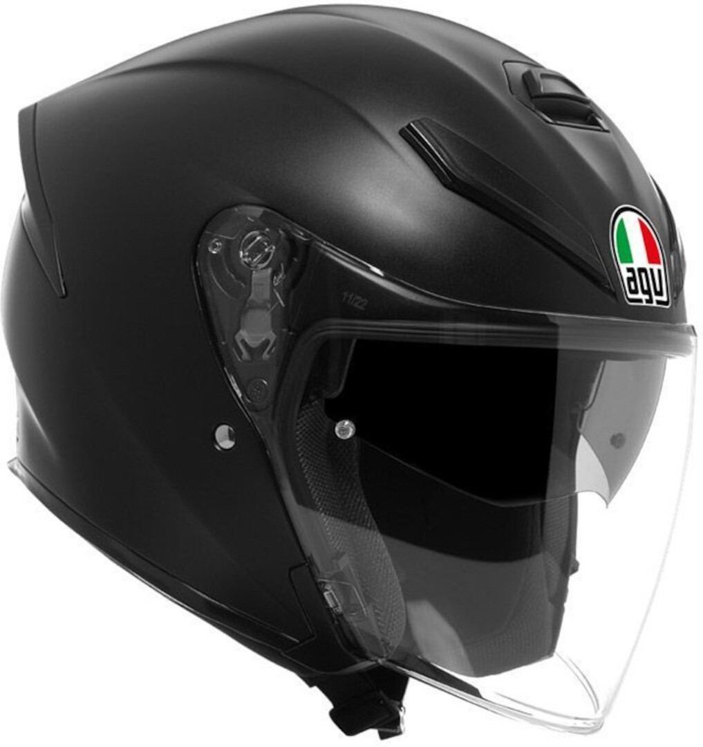 AGV K5 Jet Evo Mono Matt Schwarz Jethelm Größe S