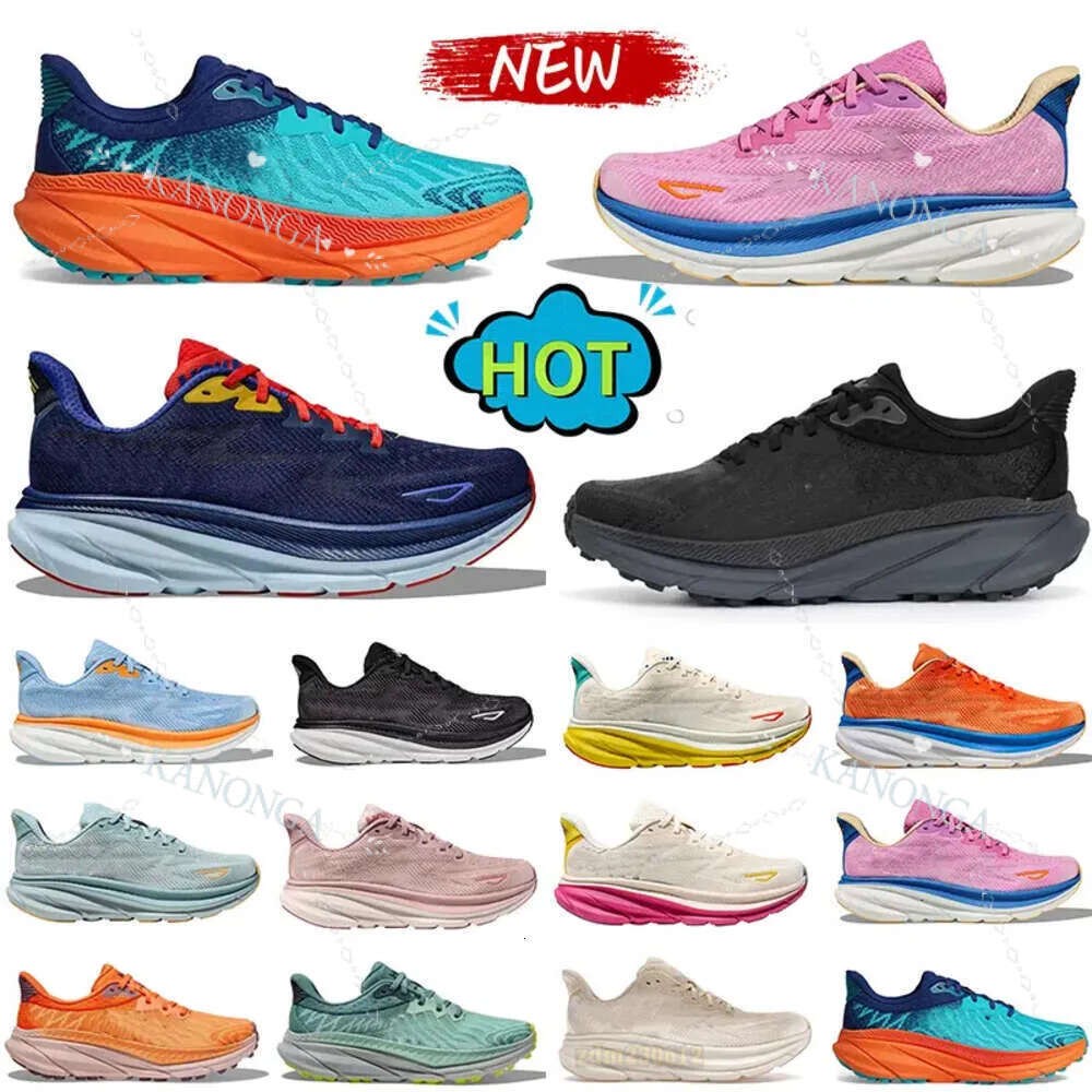 Clifton Sneakers Designer Chaussures de course Hommes Femmes Bondi 8 9 Sneaker One Womens Challenger 7 Randonnée anthracite chaussure respirante