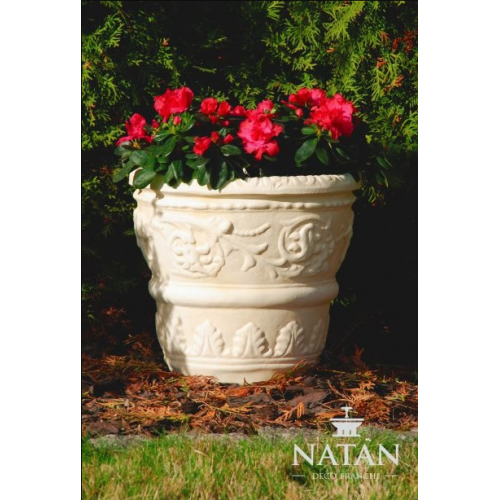 Blumenkorb Blumen Vase Gefäss Garten Dekoration Statue Figuren Kasten Terrasse