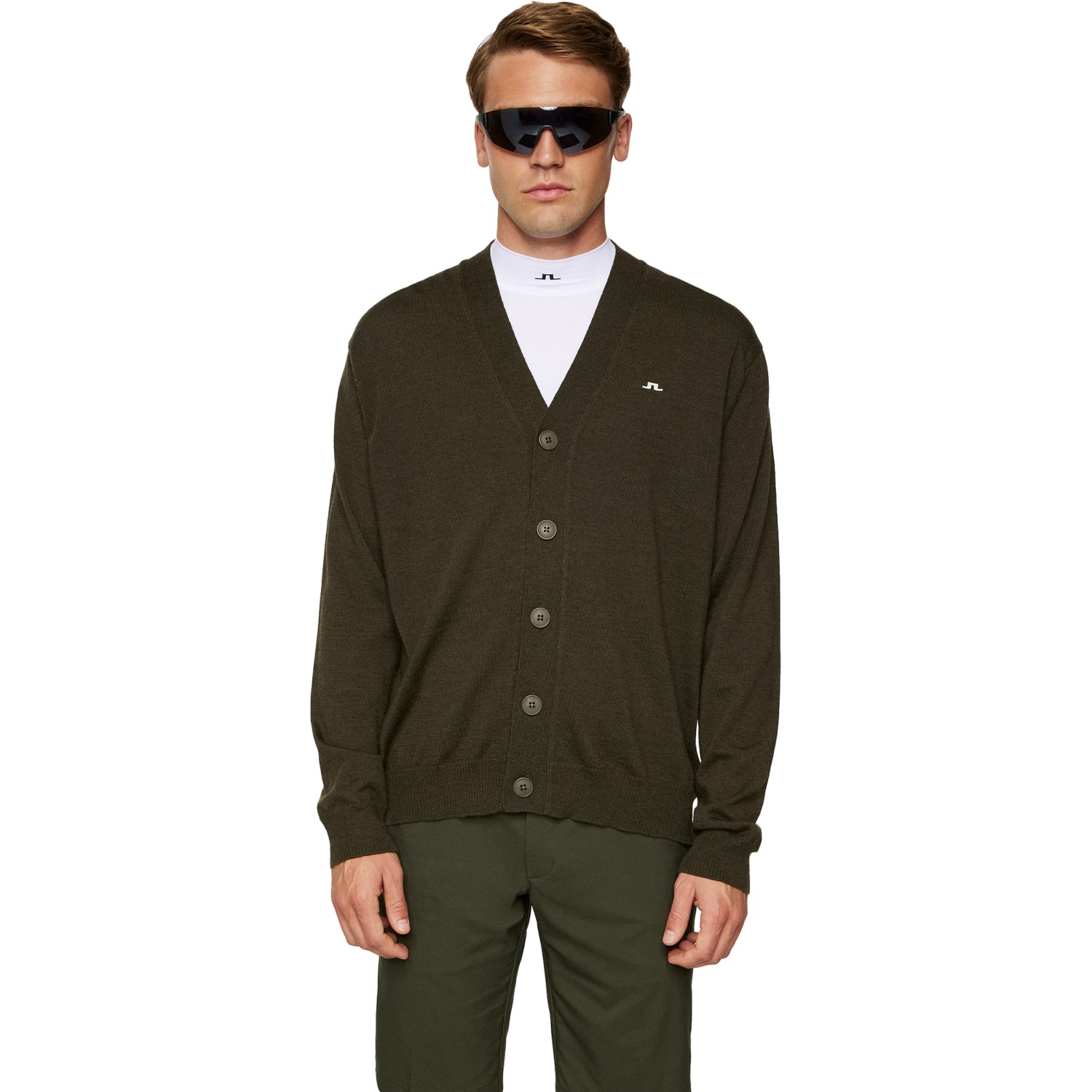 J. LINDEBERG Jacke Lucas Cardigan, grün