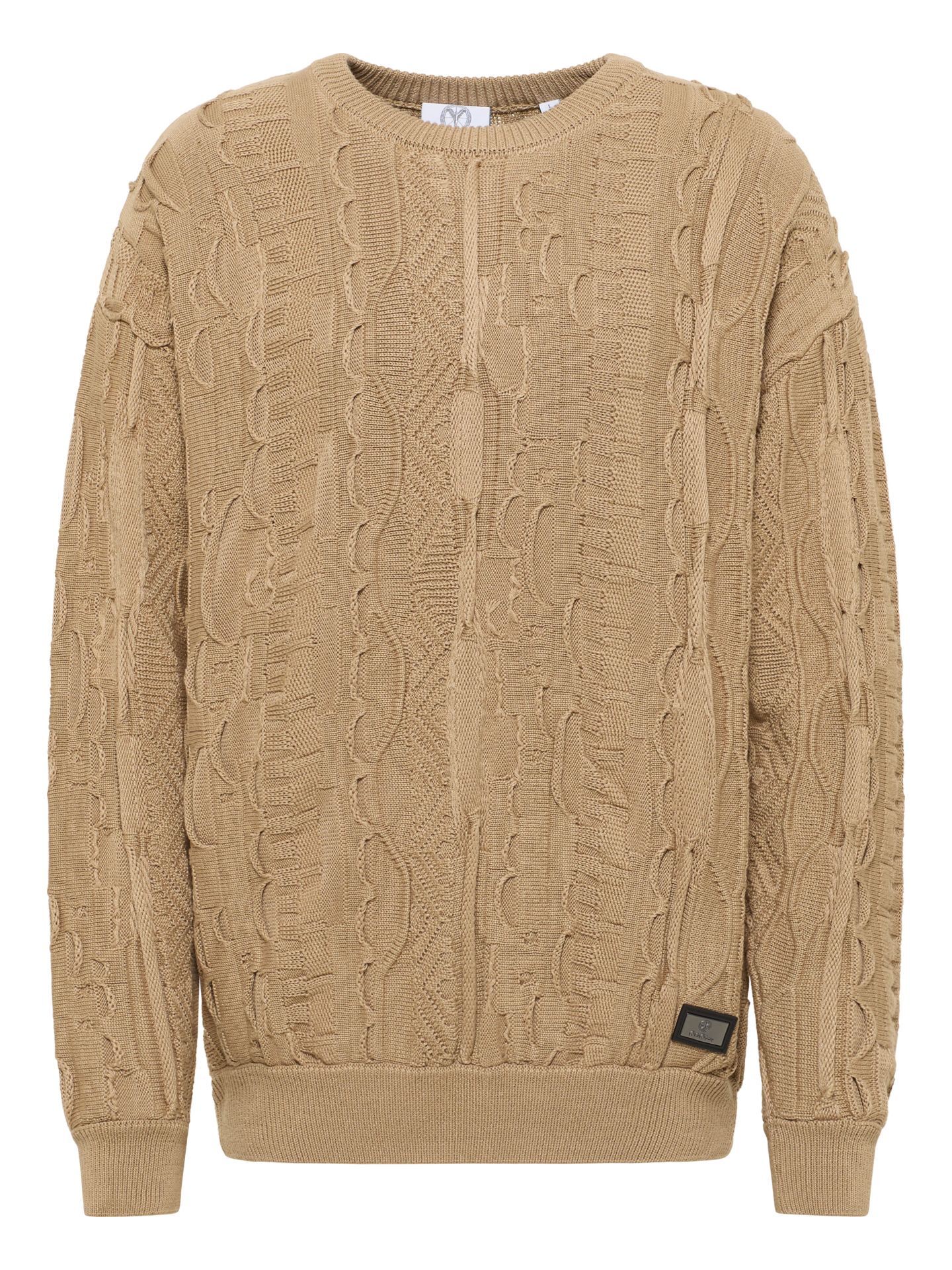 Strickpullover mit Stickerei