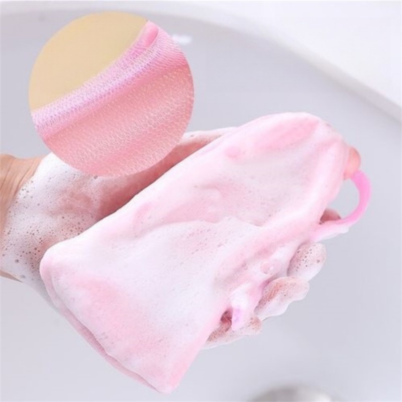 Baignoires à fibre PE Blanc Soaps Soaps Wear Corde NEts moussant catalyser le savon à lavage Fragrance Diffuses Air Rysseencheur Deodorant Sain