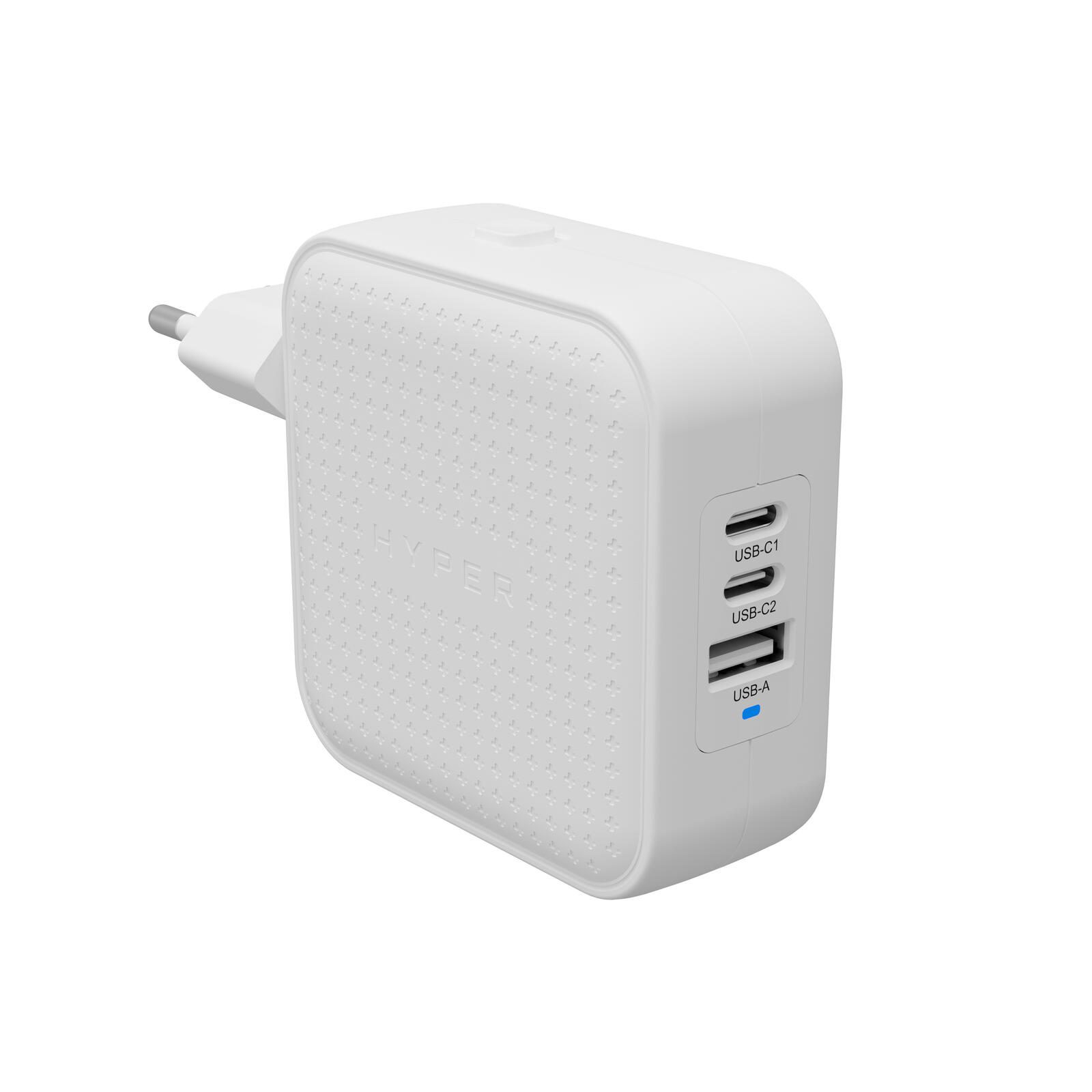 Hyper® HyperJuice 70W USB-C GaN Reise-Ladegerät (3C+1A) - Weiß
