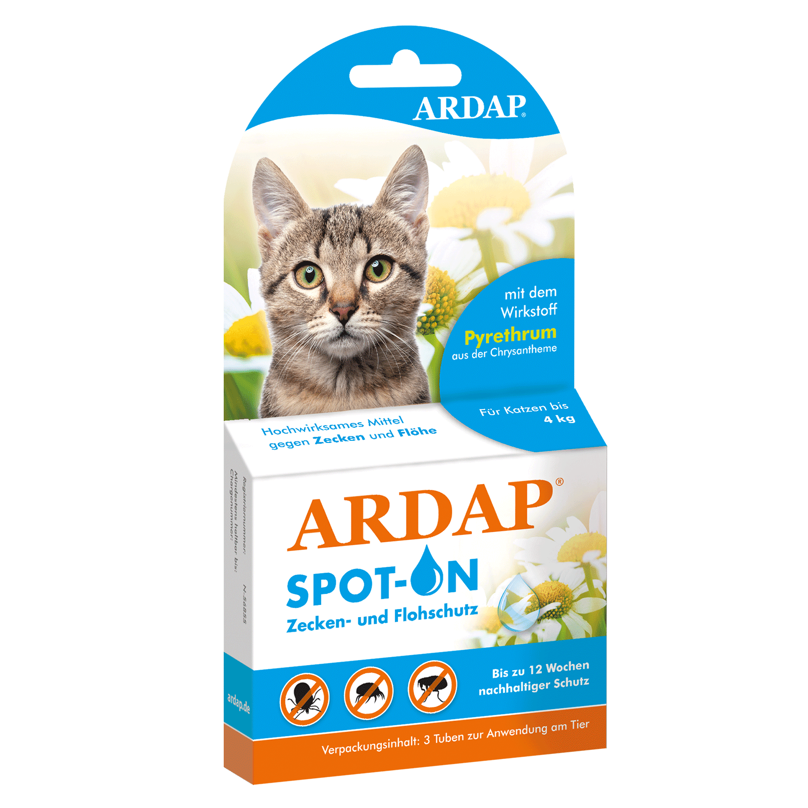 ARDAP Spot-On f?r Katzen bis 4kg