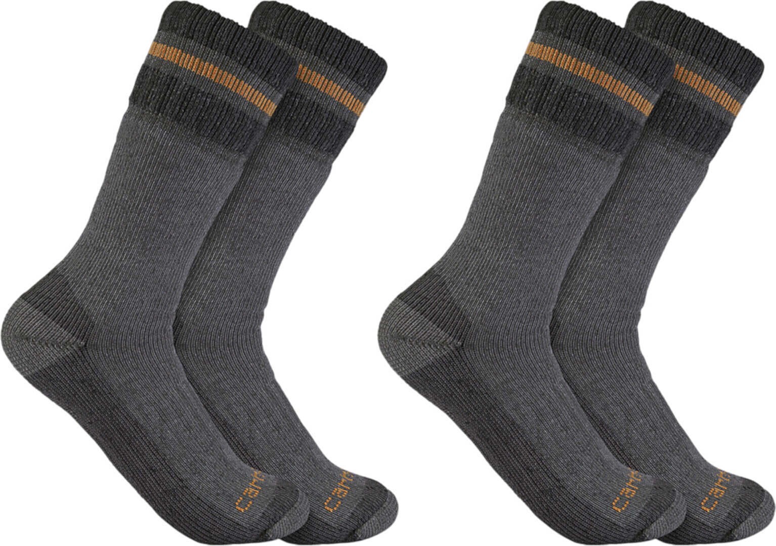 Carhartt Hevyweight Boot Socks (2 Pairs), grey, Size XL for Men
