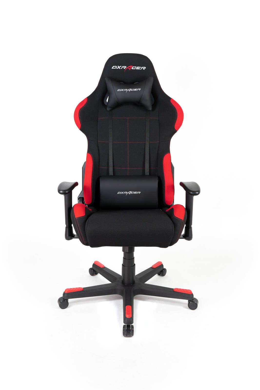 DXRacer Formula Serie OH-FD01-NR Gaming-Stuhl - Regular / L - EPU Kunstleder (wasserabweisend) - schwarz/rot