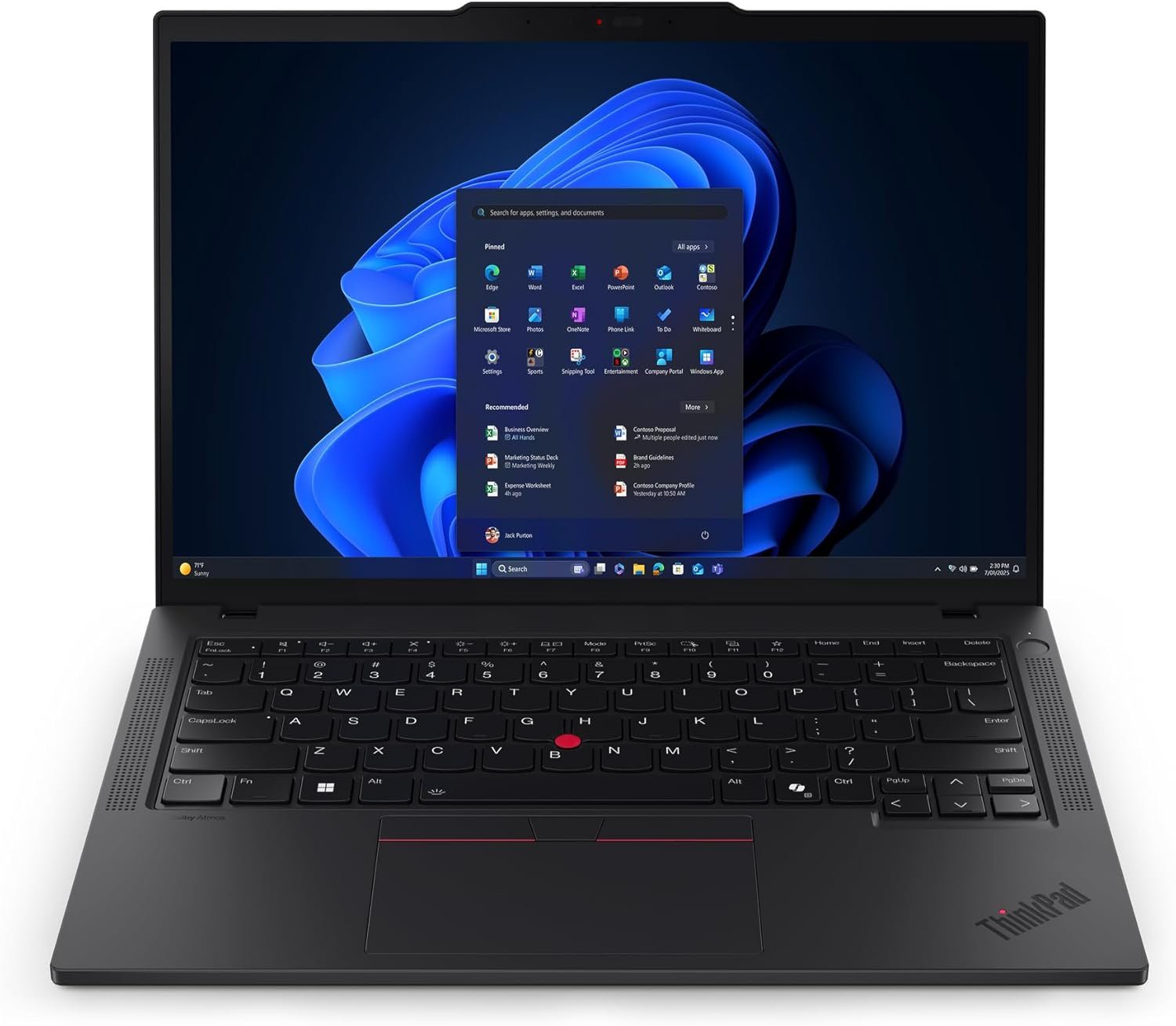 Lenovo ThinkPad T14 G6 [14'' Core Ultra 5 225U 15GHz 16GB RAM 512GB SSD Intel Graphics Xe Win 11 Pro] schwarz