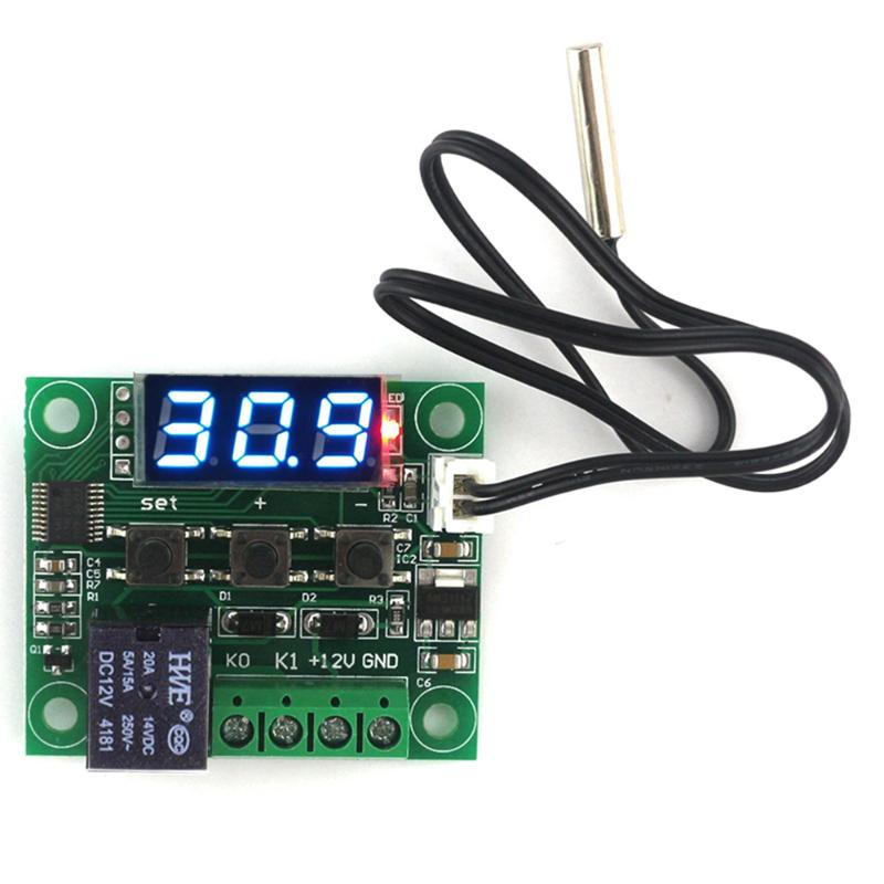 Smart Home Control W1209ELÉ DU TEMPÉRATURE NUMÉRIQUE PANCE MICRO THERMOSTAT ELECTRONY TEMP 12V DC Capteur Switch Switch