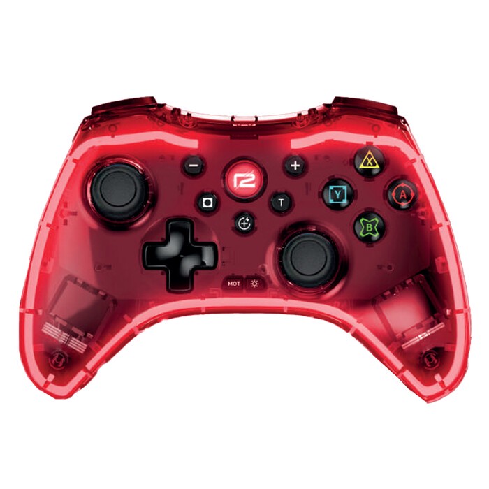 READY2GAMING Controller Pro Pad X LED Edition für Nintendo Switch rot