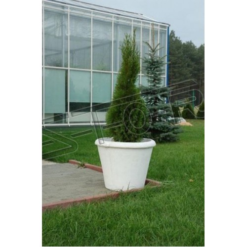 Blumenkübel Pflanz Kübel Dekoration Figur Vasen Garten Blumentöpfe Natur