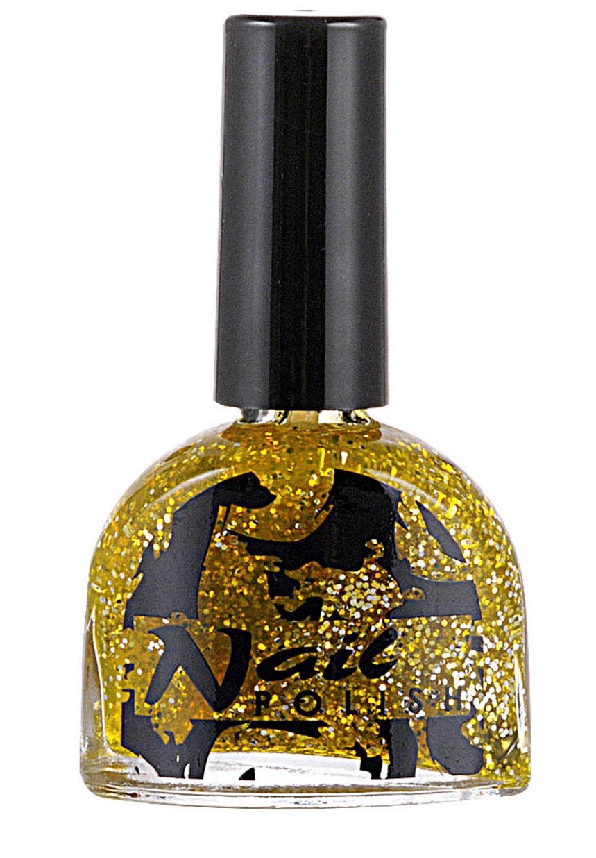 Gold Glitzer Nagellack 7ml | Wir machen Party.de |