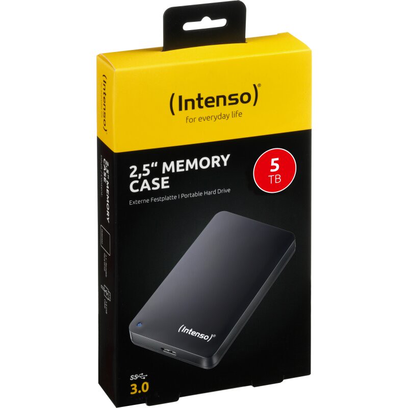 Intenso Festplatte 5TB, USB 3.0, 6.35cm (2.5''), schwarz