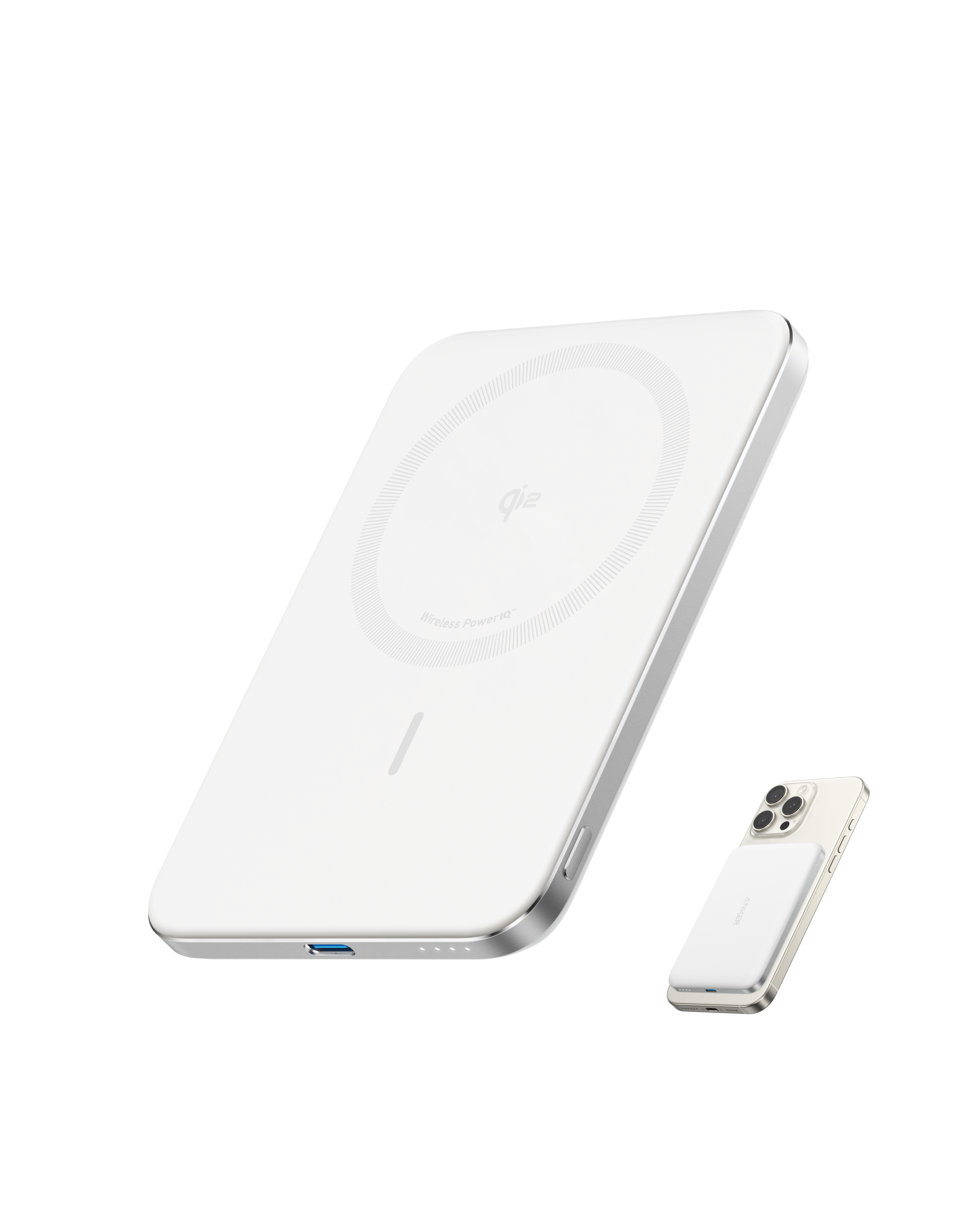 Anker Nano Powerbank  (5K, Magnetisch, Slim) White