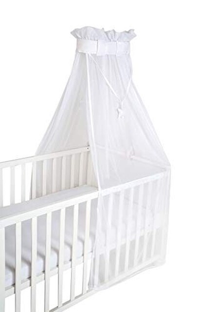 Roba Babybett-Himmel safe  asleep uni, weiß, mesh