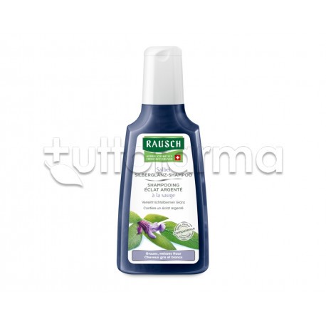 Rausch Shampoo Lucentezza Argentea alla Salvia per Capelli Bianchi 200ml