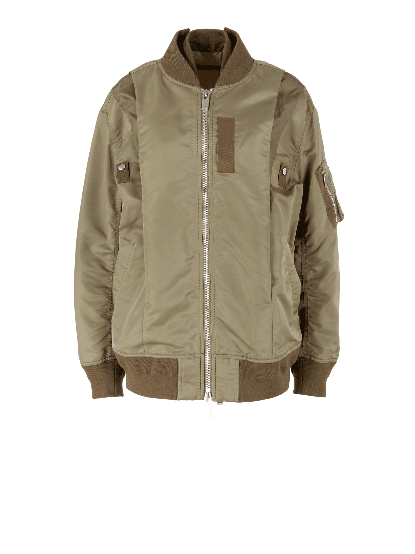 Oversized Bomberjacke Khaki