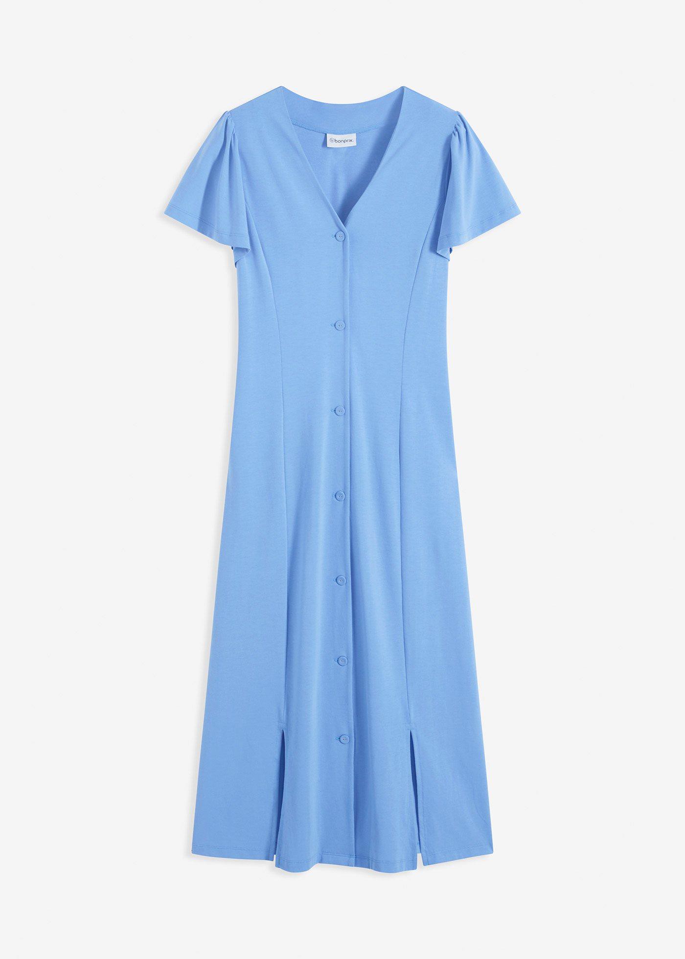 Shirtkleid mit Schlitz