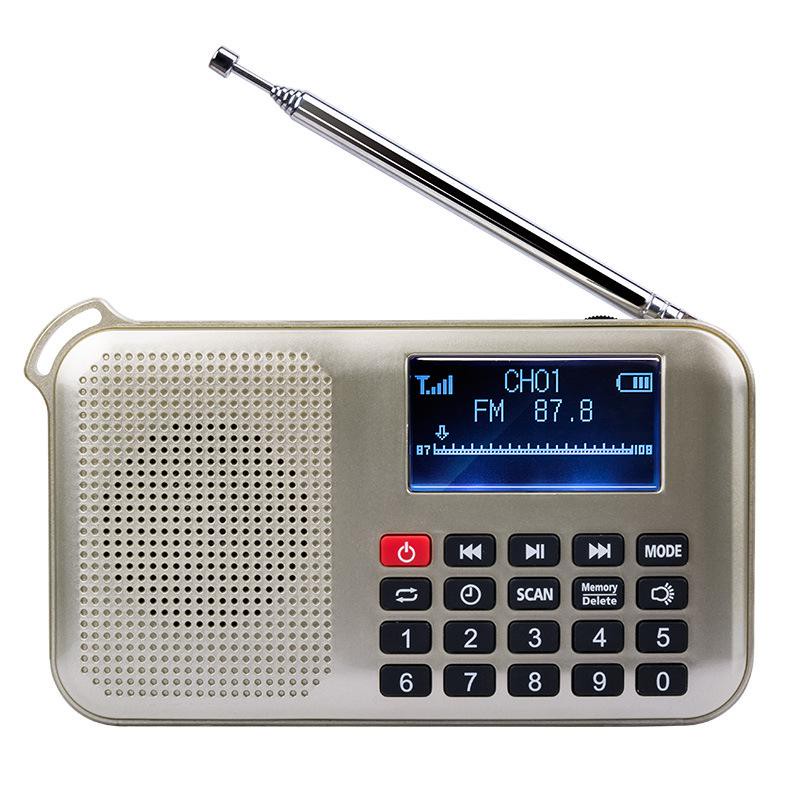 Joueurs MP4 -Mini Solar Power Haut-Parleur MP3 Player de musique audio avec lumière de secours LED
