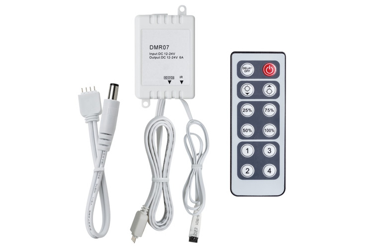 Paulmann LED-Stripes - Function YourLED Dimm/Switch Controller 12V DC mit IR Fernbedienung