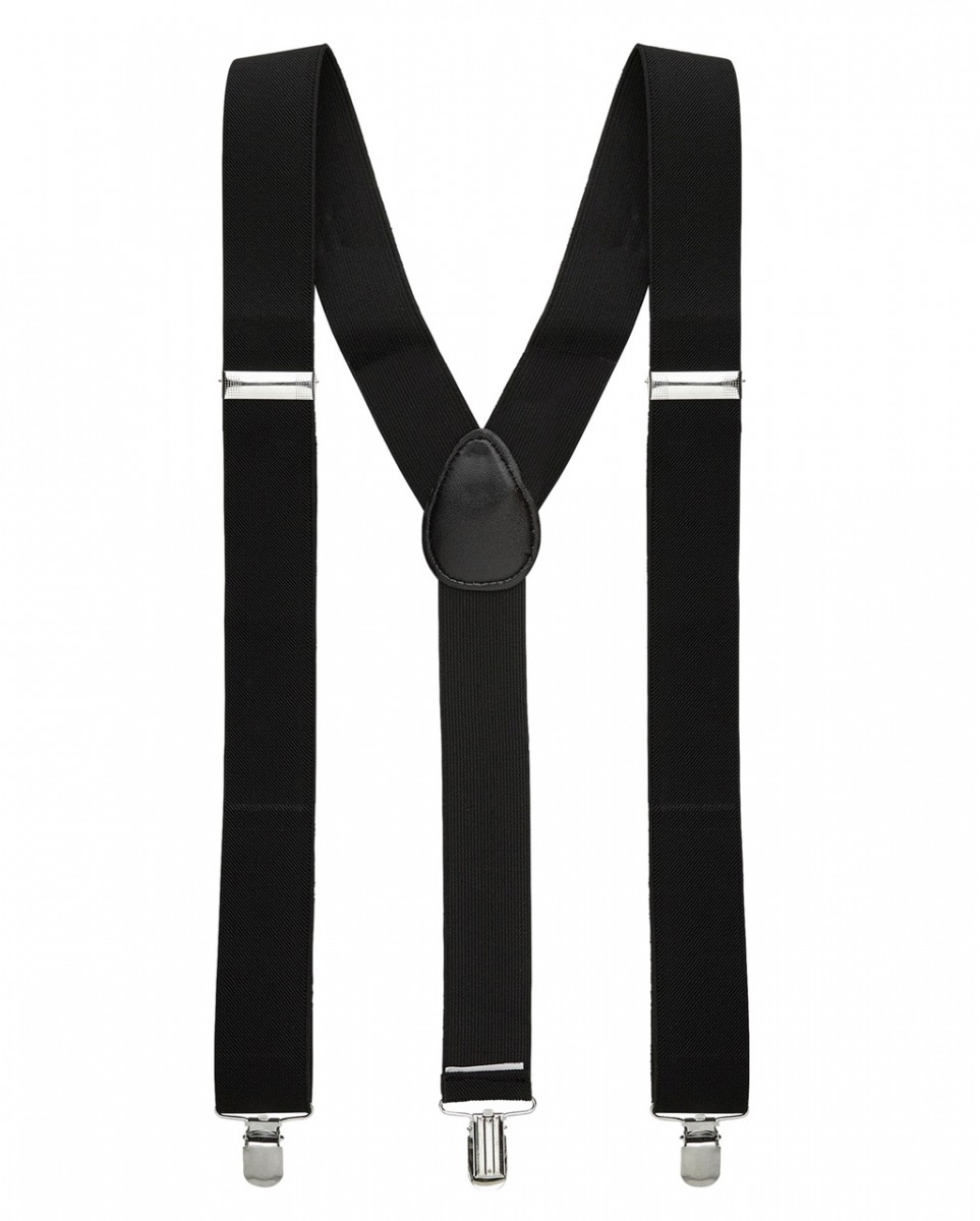 Schwarze Hosenträger