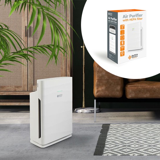 Dutch Originals – Luftreiniger mit HEPA-Filter – Mit leisem Schlafmodus