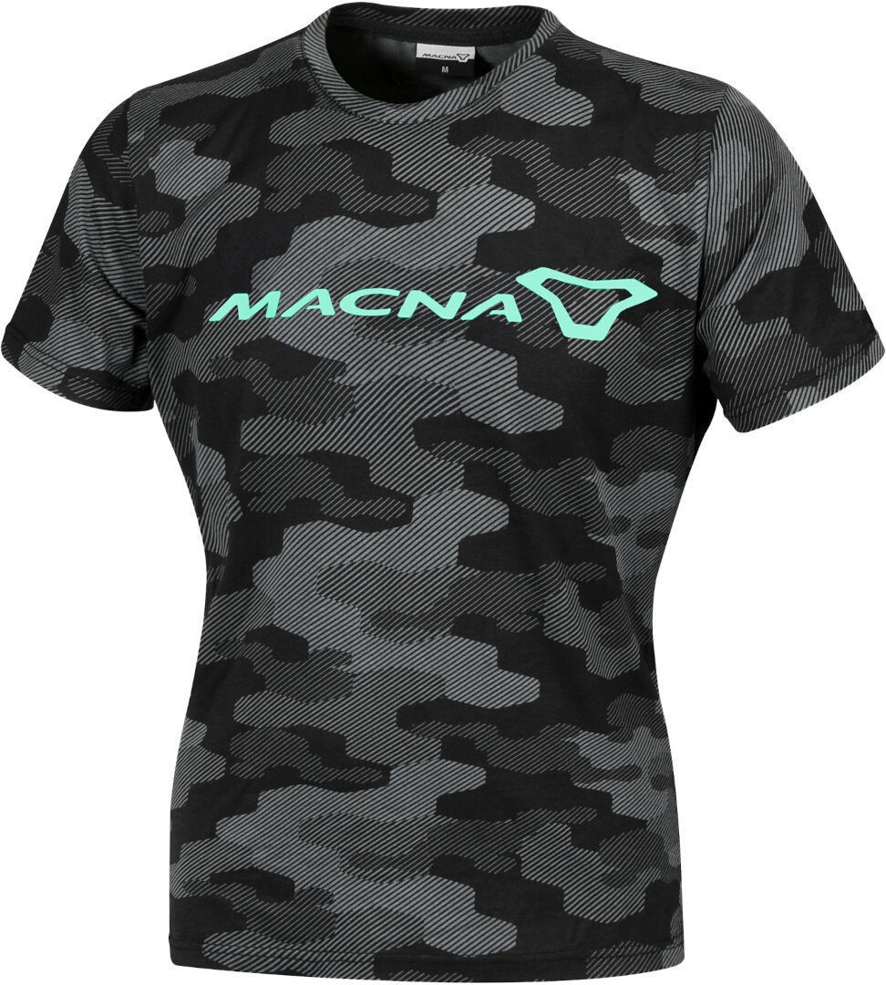 Macna Dazzle Logo 2.0 T-shirt donna, nero-multicolore, dimensione S per donne