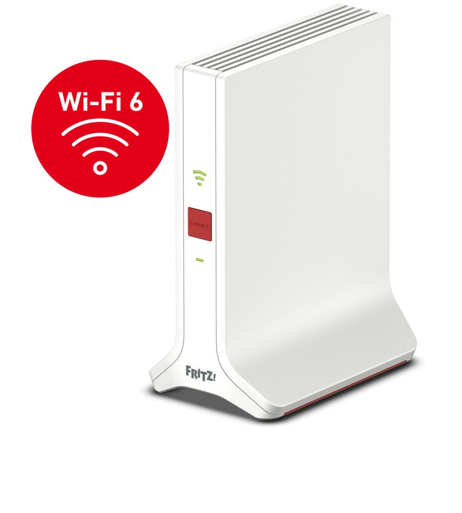 FRITZ!Repeater 3000 AX WLAN-Router Gigabit Ethernet Tri-Band (2,4 GHz / 5 GHz / 5 GHz) Weiß